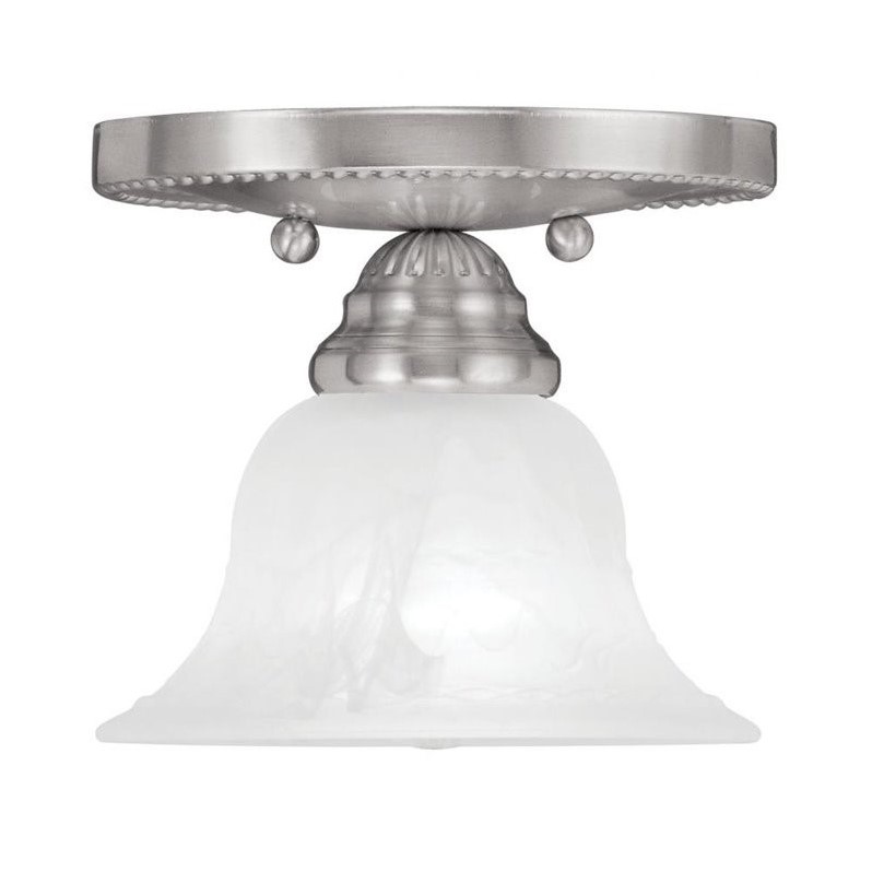 Livex Lighting Edgemont Ceiling Mount in Brushed Nickel
