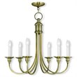 Livex Lighting Cranford Chandelier in Antique Brass