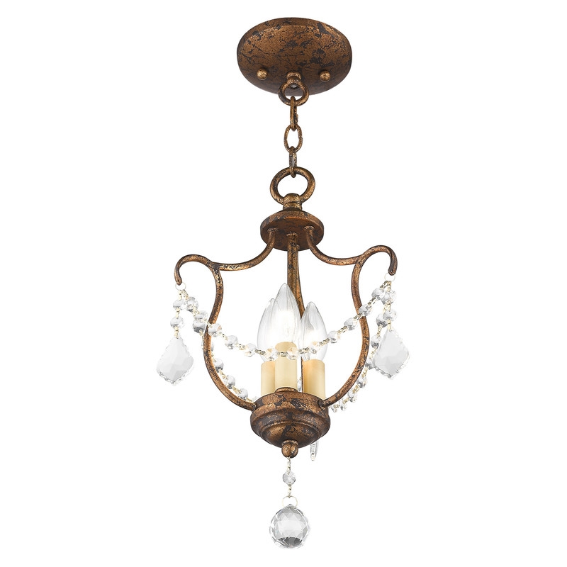 Livex Lighting Convertible Chain Hang/Ceiling Mount