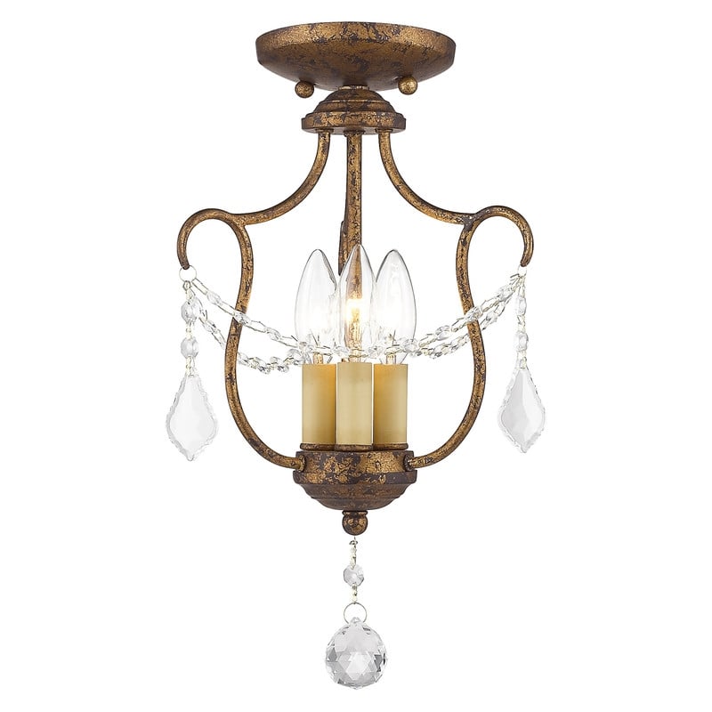 Livex Lighting Convertible Chain Hang/Ceiling Mount