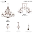 Livex Lighting Convertible Chain Hang/Ceiling Mount