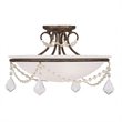 Livex Lighting Chesterfield Ceiling Mount in Multi-Color