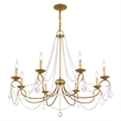 Livex Lighting Pennington Chandelier in Antique Gold Leaf