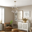 Livex Lighting Pennington Convertible Ceiling Mount in Antique Silver Leaf