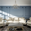 Livex Lighting Pennington Chandelier in Hand Painted Antique Silver Leaf