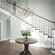 Livex Lighting Pennington Chandelier in Hand Painted Antique Silver Leaf