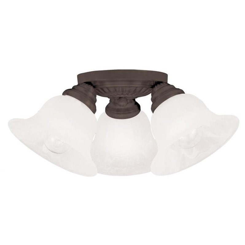 Livex Lighting Edgemont Ceiling Mount in Bronze