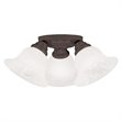 Livex Lighting Edgemont Ceiling Mount in Bronze