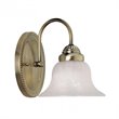 Livex Lighting Edgemont Bath Light in Antique Brass