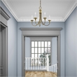 Livex Lighting Cranford Chandelier in Antique Brass