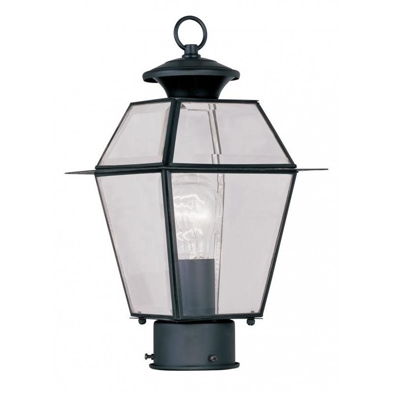 Livex Lighting Westover Outdoor Post Head in Black