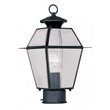 Livex Lighting Westover Outdoor Post Head in Black