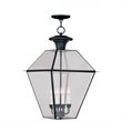 Livex Lighting Westover Outdoor Chain Hang in Black