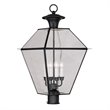 Livex Lighting Westover Outdoor Post Head in Black