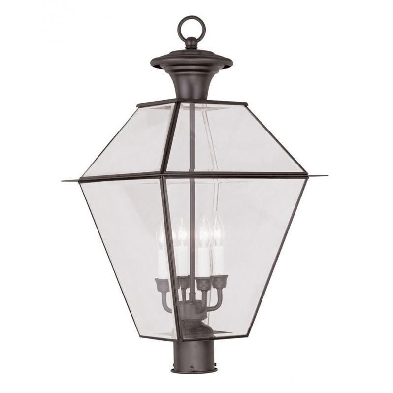 Livex Lighting Westover Outdoor Post Head in Bronze