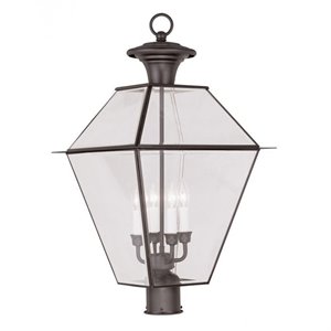 Livex Lighting Westover Outdoor Post Head in Bronze