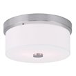 Livex Lighting Meridian Ceiling Mount in Brushed Nickel