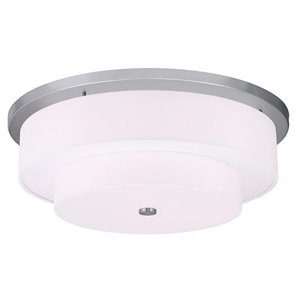 Livex Lighting Meridian Ceiling Mount in Brushed Nickel