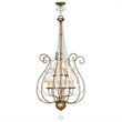 Livex Lighting Isabella Foyer Chandelier in Hand Applied European Bronze
