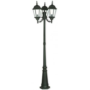 Livex Lighting Hamilton Outdoor Post Light in Textured Black