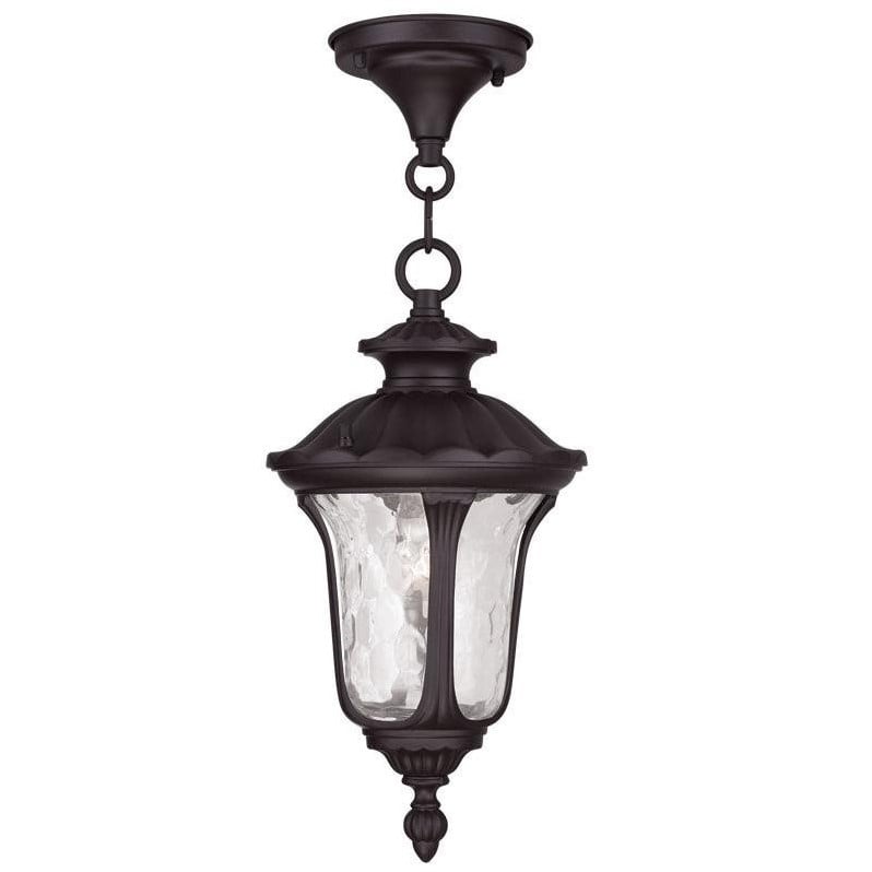 Livex Lighting Oxford Outdoor Chain Hang in Bronze