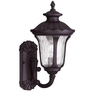 Livex Lighting Oxford Outdoor Wall Lantern in Bronze