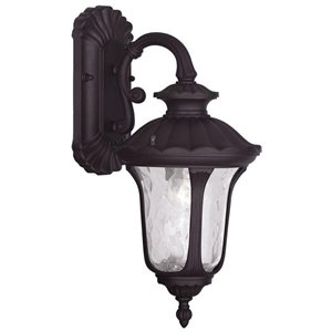 Livex Lighting Oxford Outdoor Wall Lantern in Bronze