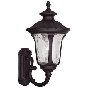 Livex Lighting Oxford Outdoor Wall Lantern in Bronze