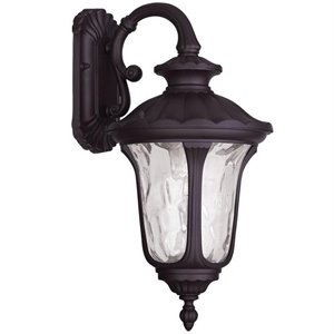 Livex Lighting Oxford Outdoor Wall Lantern in Bronze