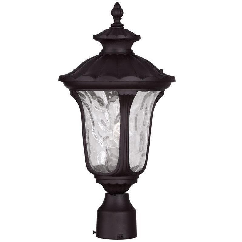 Livex Lighting Oxford Outdoor Post Head in Bronze