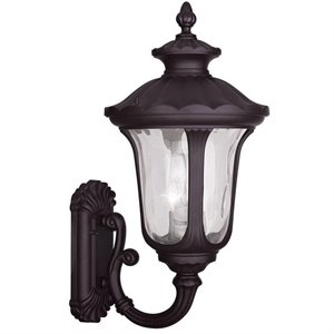 Livex Lighting Oxford Outdoor Wall Lantern in Bronze