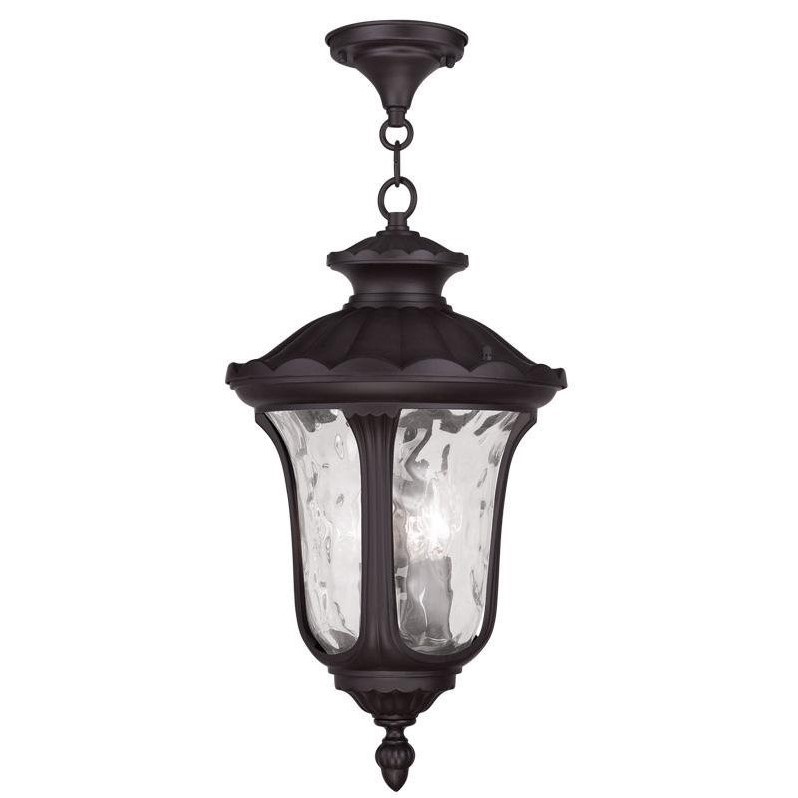 Livex Lighting Oxford Outdoor Chain Hang in Bronze
