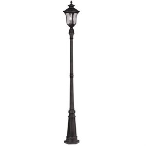 Livex Lighting Oxford Outdoor Post Head in Bronze