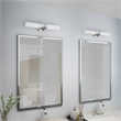 Livex Lighting Aero 2-Light Glass & Metal Bath Light in Polished Chrome