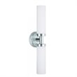 Livex Lighting Aero 2-Light Glass & Metal Bath Light in Polished Chrome