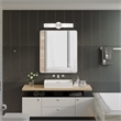 Livex Lighting Aero 2-Light Glass & Metal Bath Light in Brushed Nickel