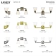 Livex Lighting Mission Bath Light in Polished Brass