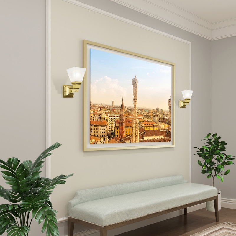 Livex Lighting Mission Bath Light in Polished Brass