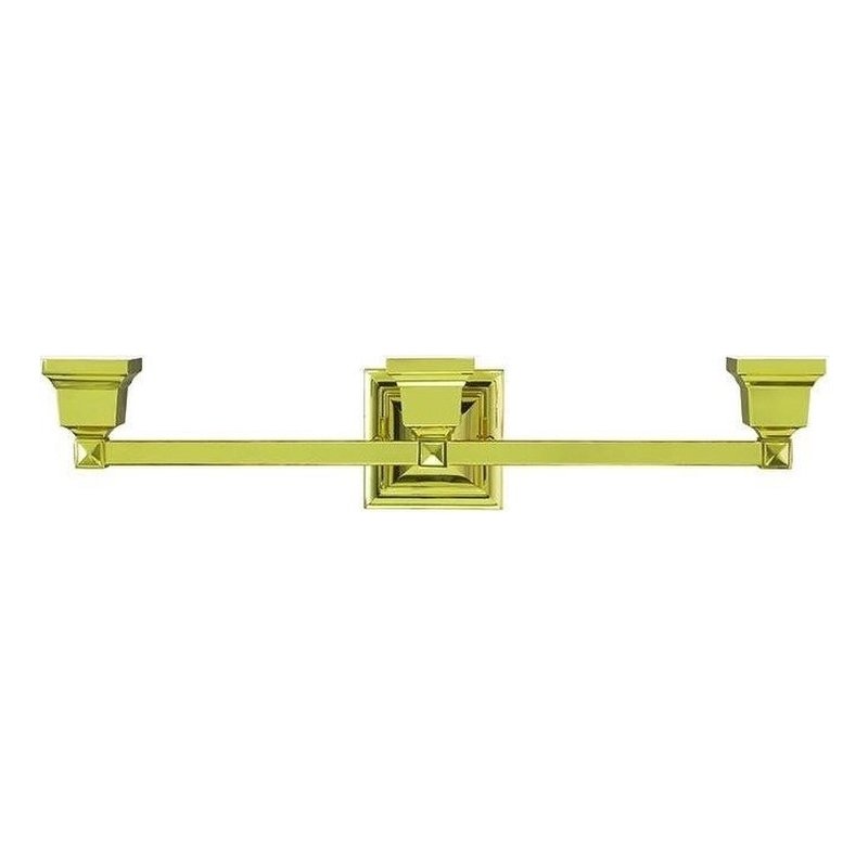 Livex Lighting Mission 3 Bath Light in Polished Brass