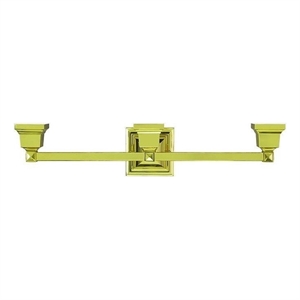 Livex Lighting Mission 3 Bath Light in Polished Brass