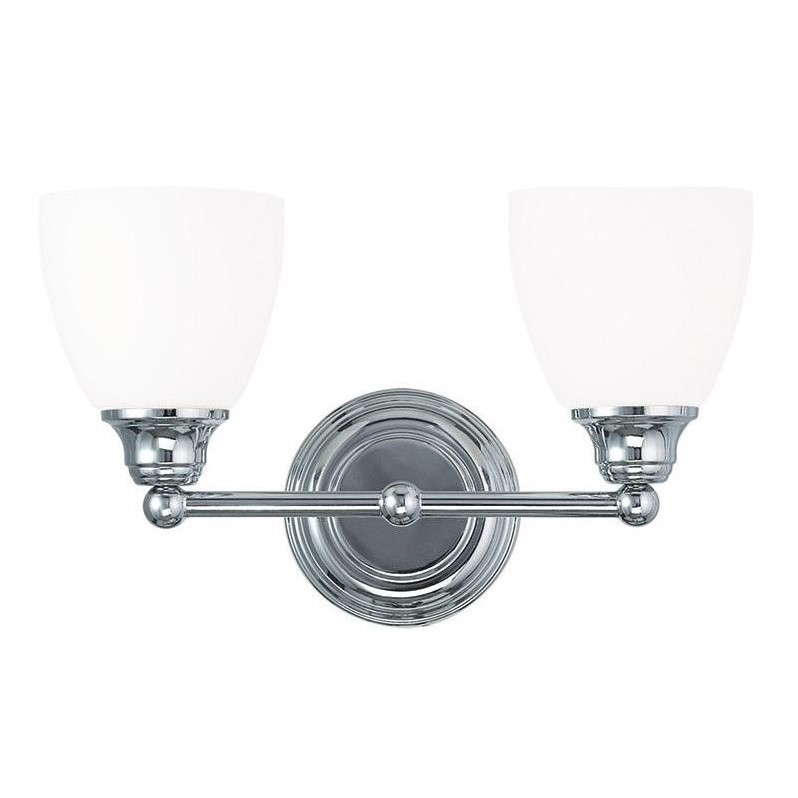 Livex Lighting Somerville 2 Bath Light in Chrome
