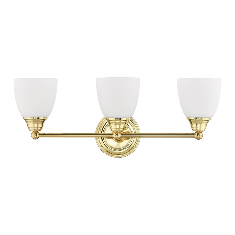 Livex Lighting Somerville Bath Light in Polished Brass