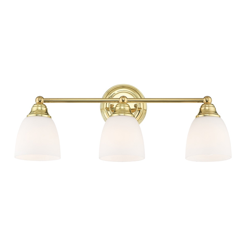 Livex Lighting Somerville Bath Light in Polished Brass