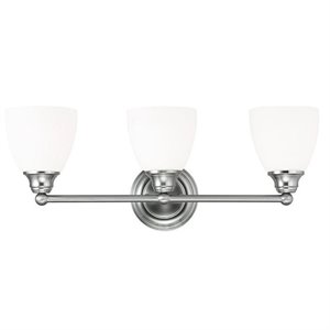 livex lighting somerville bath light in brushed nickel