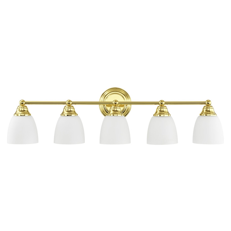 Livex Lighting Somerville Bath Light in Polished Brass