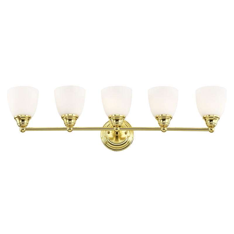 Livex Lighting Somerville Bath Light in Polished Brass