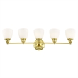 Livex Lighting Somerville Bath Light in Polished Brass