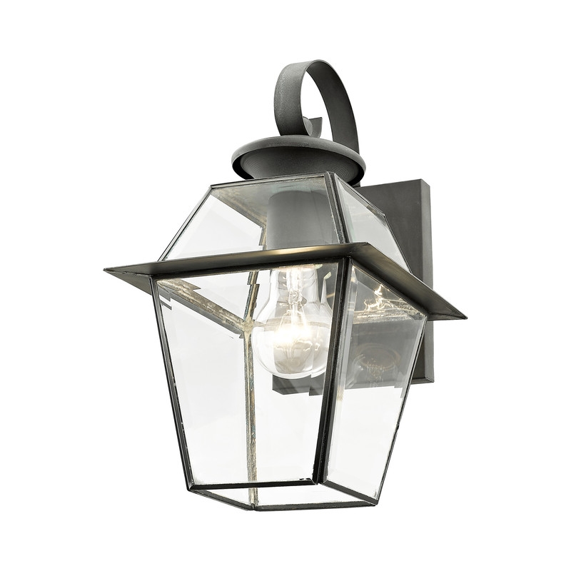 Livex Lighting Westover Outdoor Wall Lantern in Charcoal