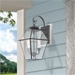 Livex Lighting Westover 2 Light Outdoor Wall Lantern in Charcoal