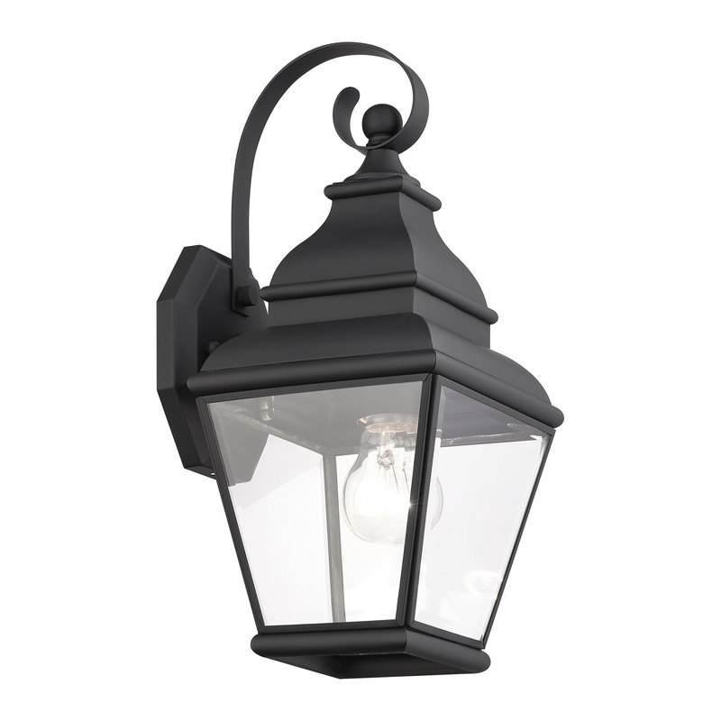 Livex Lighting Exeter Outdoor Wall Lantern in Black